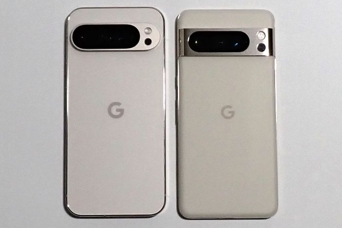 Pixel9ProXLとPixel8Pro本体比較